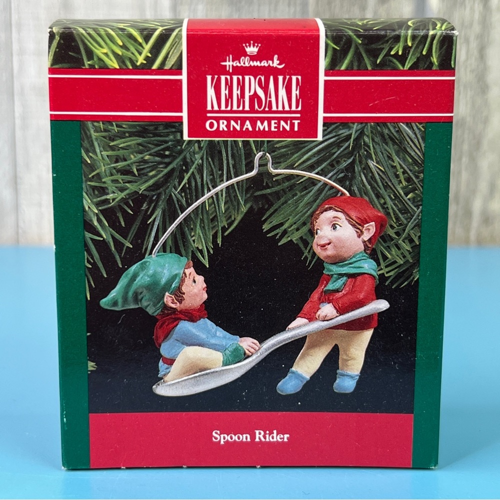 Hallmark Keepsake Ornament Spoon Rider Handcrafted 1990
